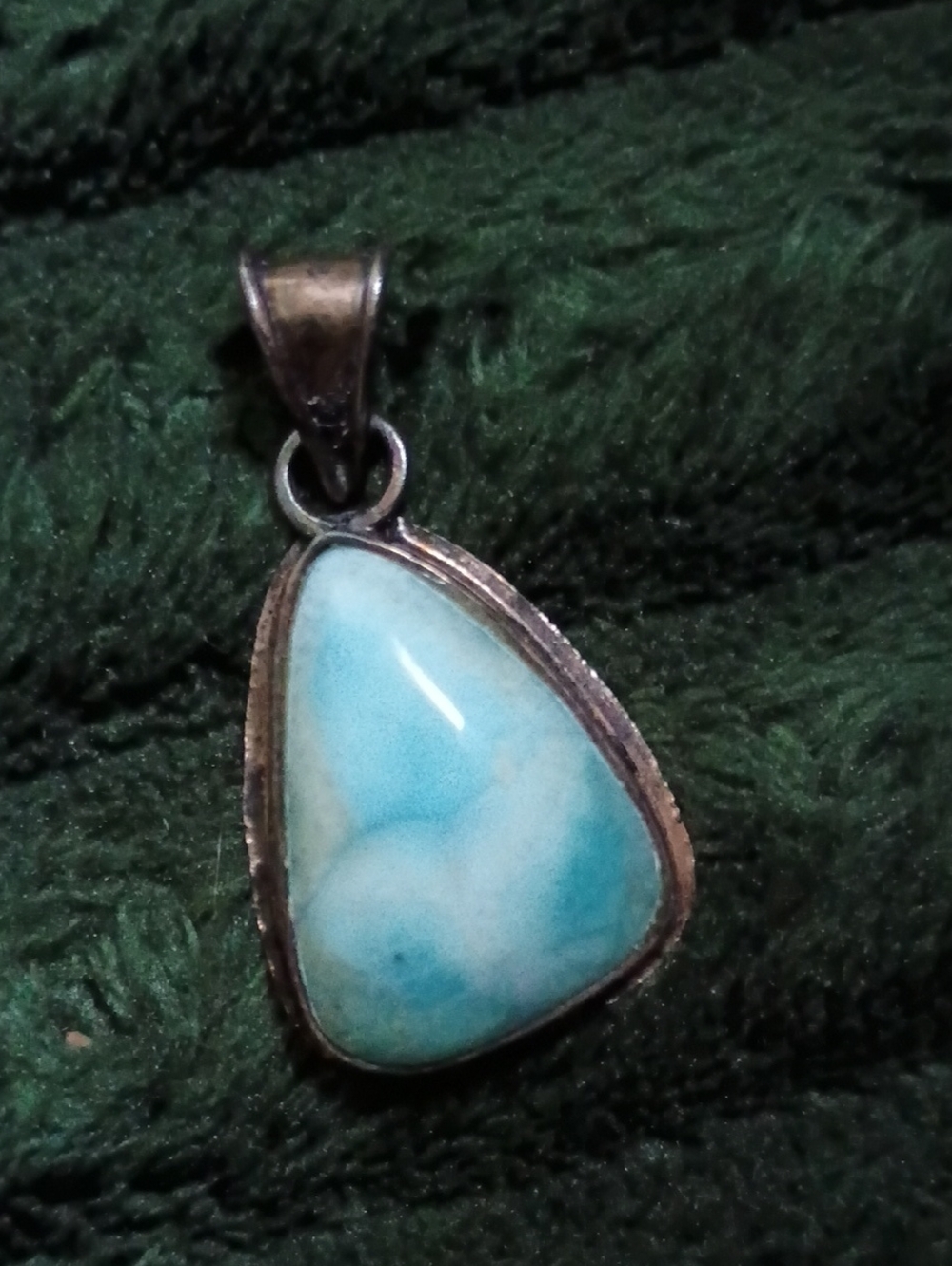Artisan Larimar Pendant